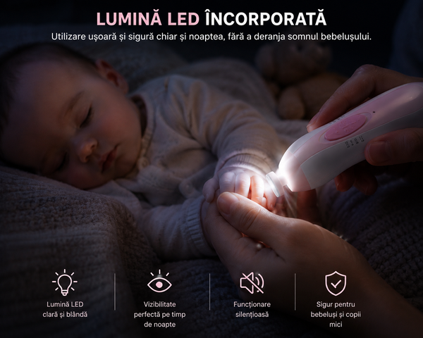 Trimmer Electric Unghii pentru Bebeluși
