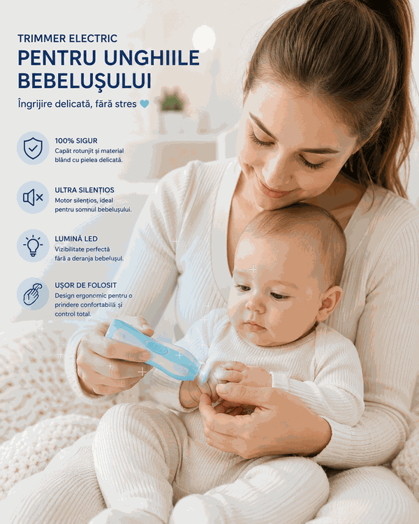 Trimmer Electric Unghii pentru Bebeluși